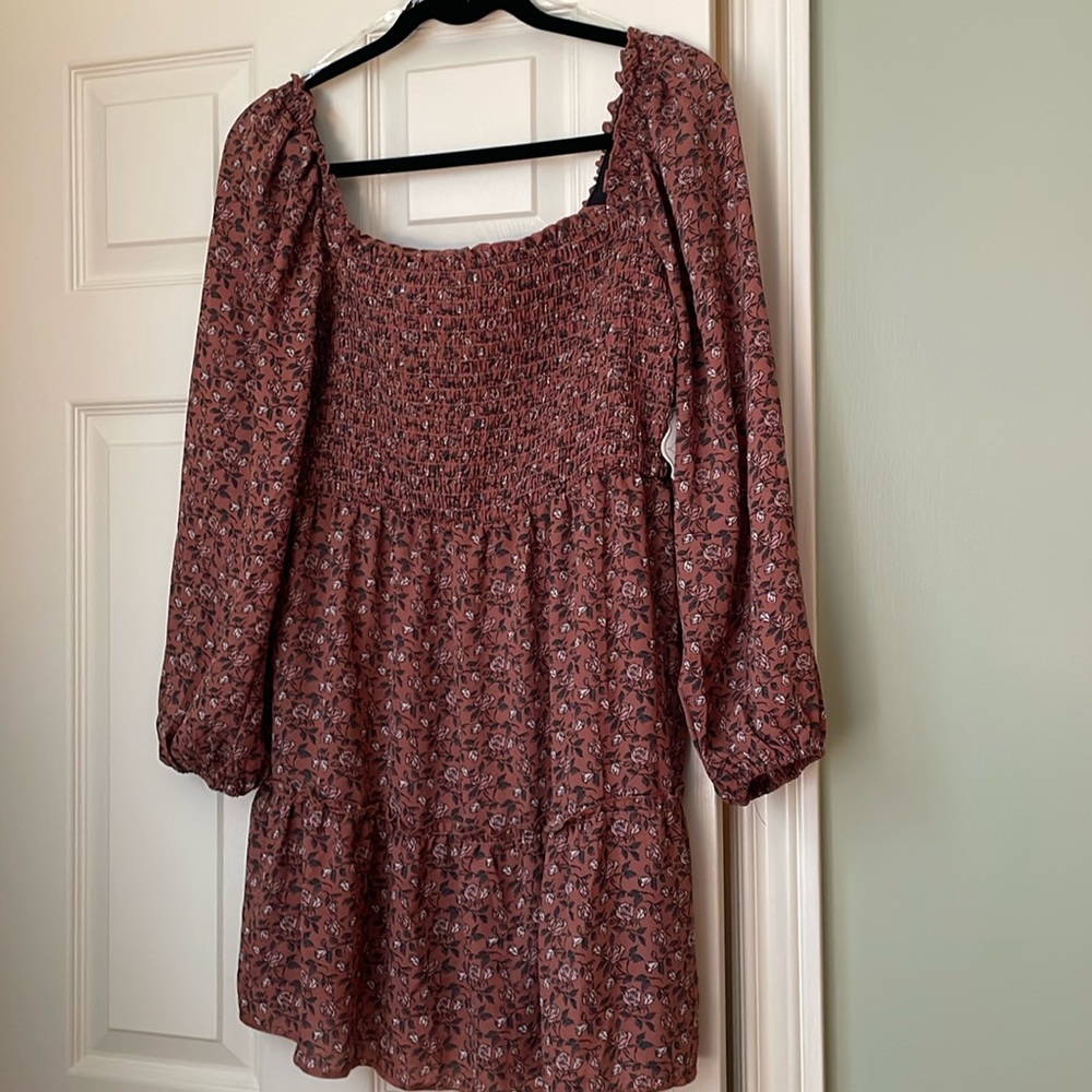 A beautiful boho mini dress by AUW!